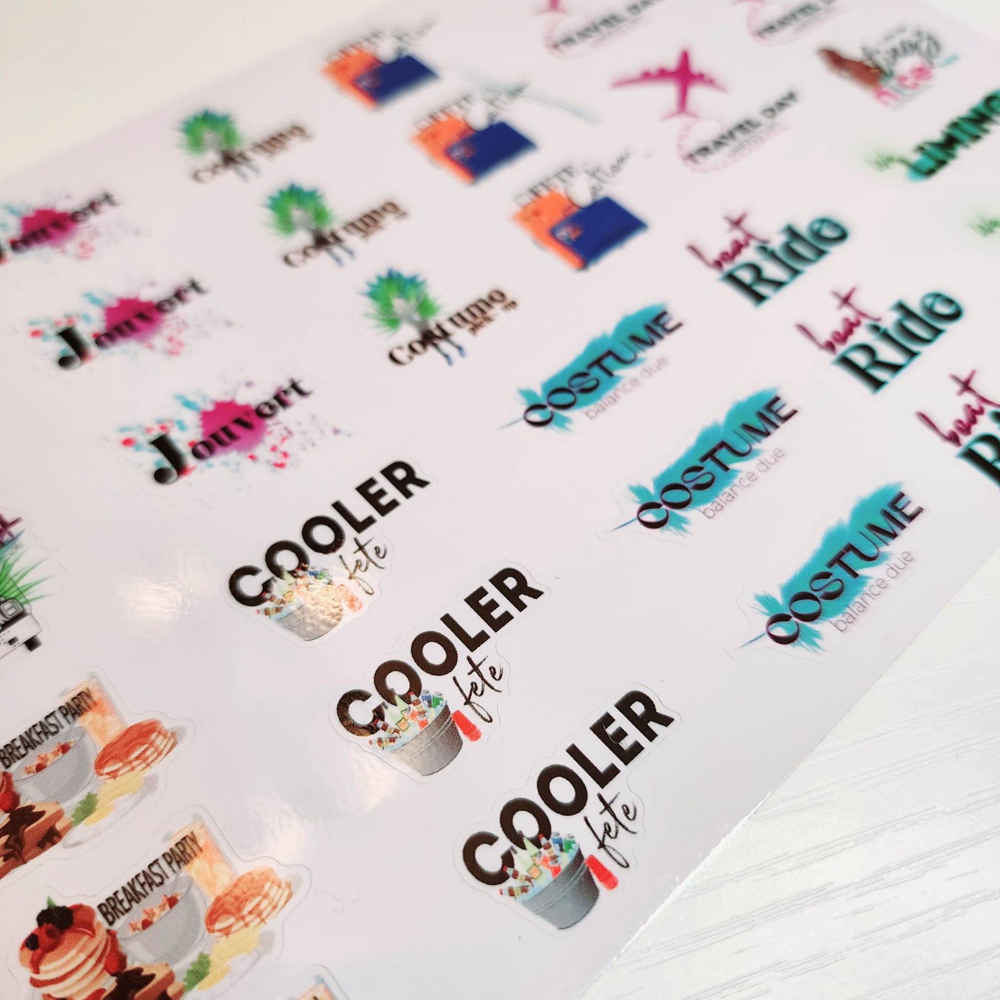 Carnival Planner Stickers (Physical) - Image 2